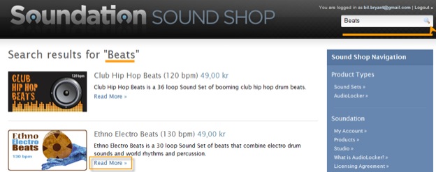 soundshop app